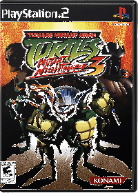 Teenage Mutant Ninja Turtles 3 Mutant Nightmare PAL Playstation 2 PAL box art